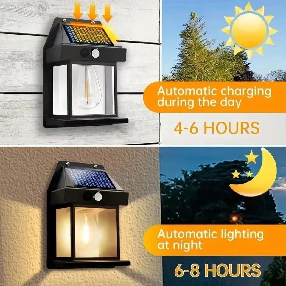 Powerful Outdoor Solar Lamp Garden Solar Powered Streetlight Outdoor